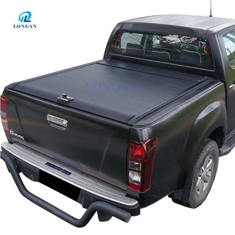 Custom Car Accessories Retractable Roll Up Tonneau Cover With Lock For all pickup