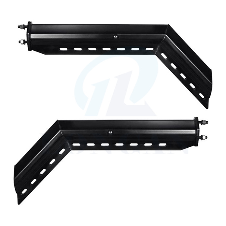 Custom Wheel Parts 28 in Angled 45 Degree Spring-Load Mud Flap Hanger for Semi Trucks Hanger pair