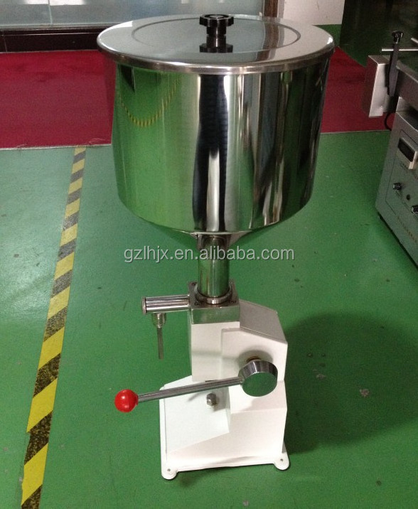 Manual Cream Filler Semi Cosmetic Cream Gel Paste Tube Filling Machine