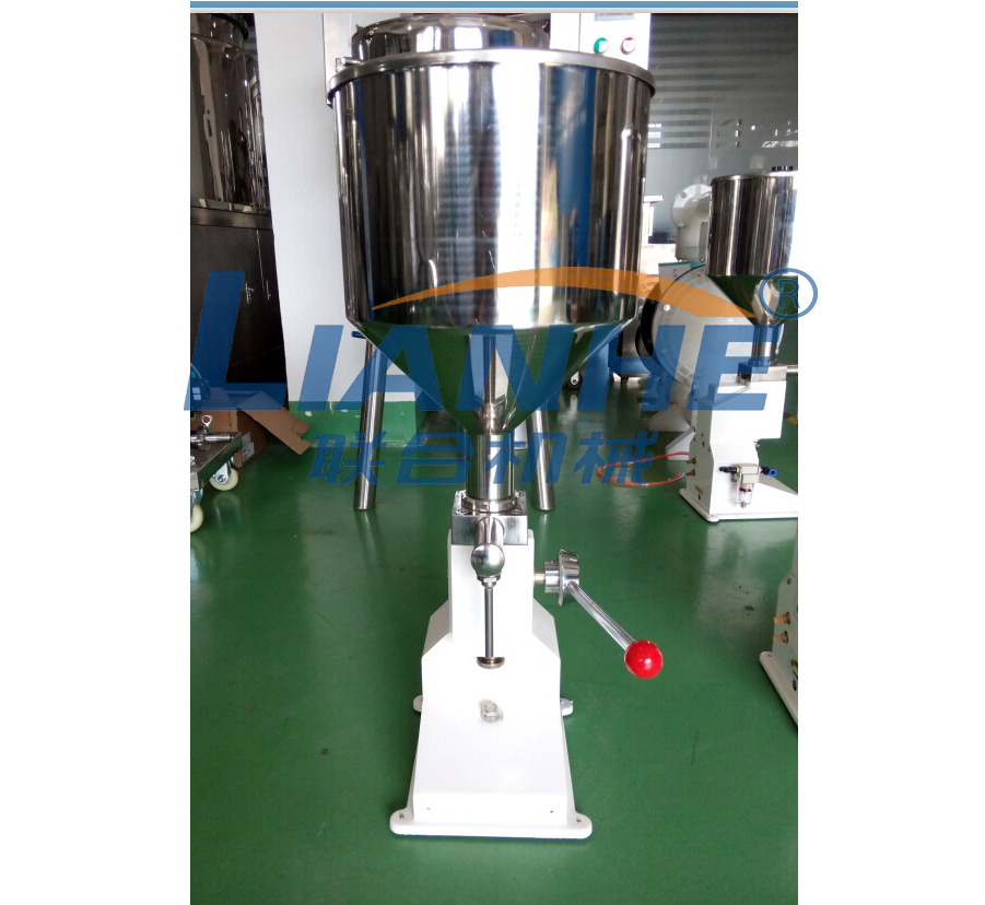 Manual Cream Filler Semi Cosmetic Cream Gel Paste Tube Filling Machine