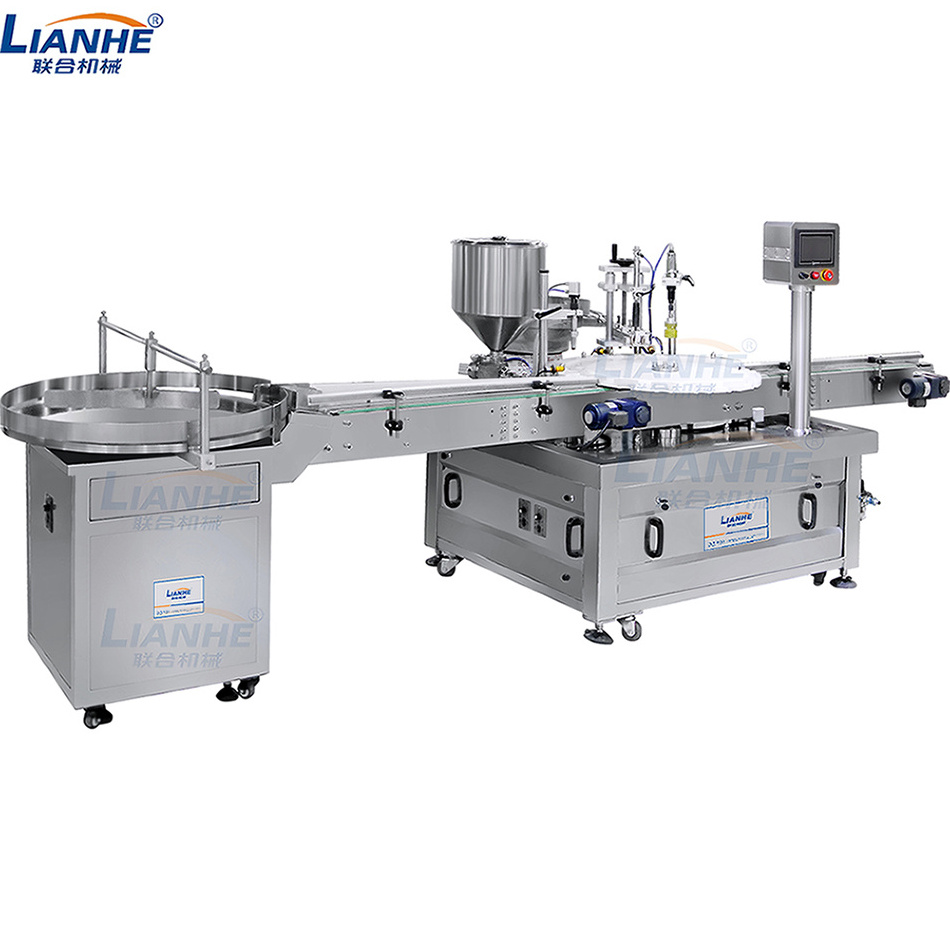 Small Bottle Liquid Filling and Capping Machine Juce Ketchup Spray Paint Can Filling Machine Shampoo Filling Jus Machine