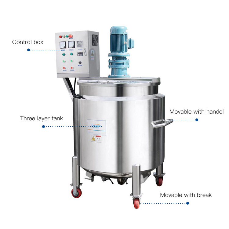 business mixing soap machinery Custom Cosmetic Shampoo High Shear Homogenizer Mixer Lotion Mixing Tank