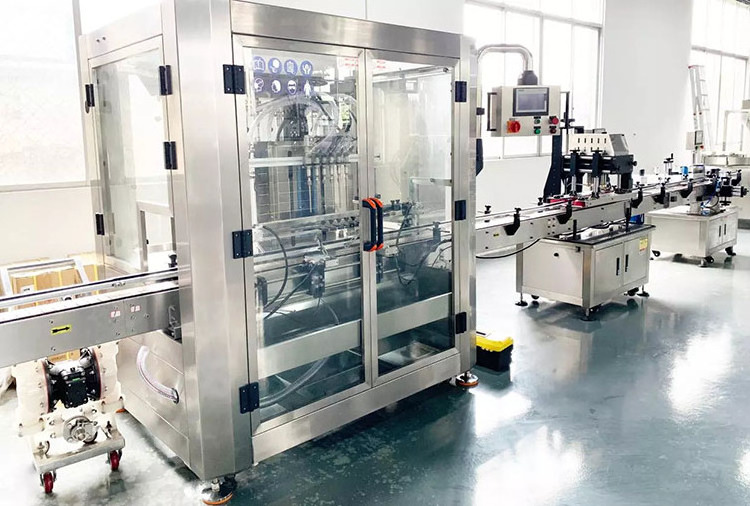 Lotion Cream Filling Machine Cosmetic Detergent Hand Wash Liquid Soap Shampoo Fully Automatic Bottle Filling Machines