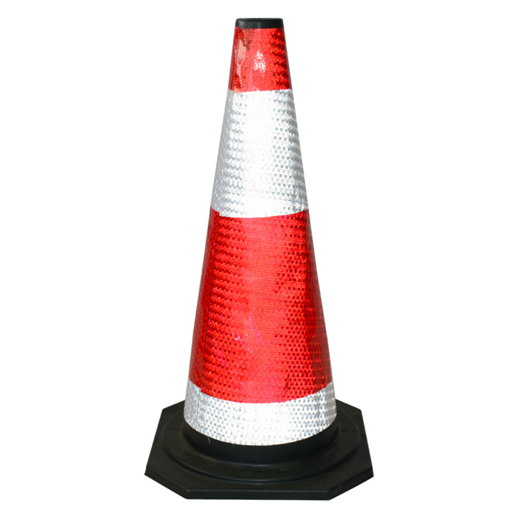 China Cheap Used 28' Reflective plastic Safety eva traffic cone 70cm