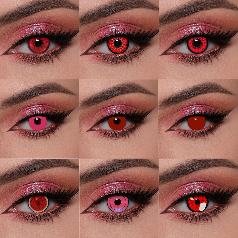 cosmetic cosplay eyes halloween anime contact lenses