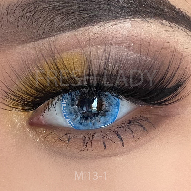 Liangguo Fresh Lady Glacier wholesale colored eye ice blue light contacts