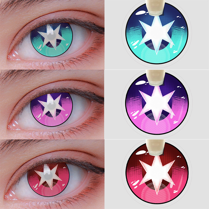 factory direct anime Oshi no Ko eyes cosmetic cosplay colored contact lenses