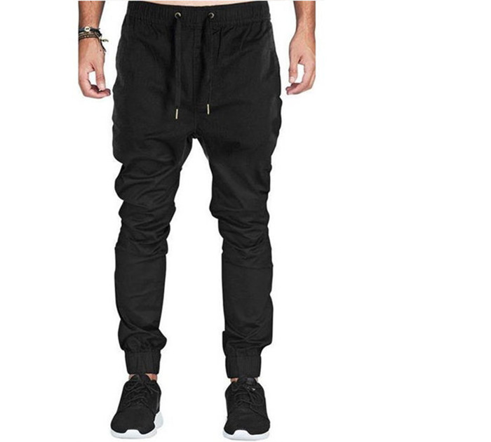 Wholesale Mens Twill Chino Cargo Baggy Sweatpants Slim Fit Jogger Pants Khaki Trousers For men