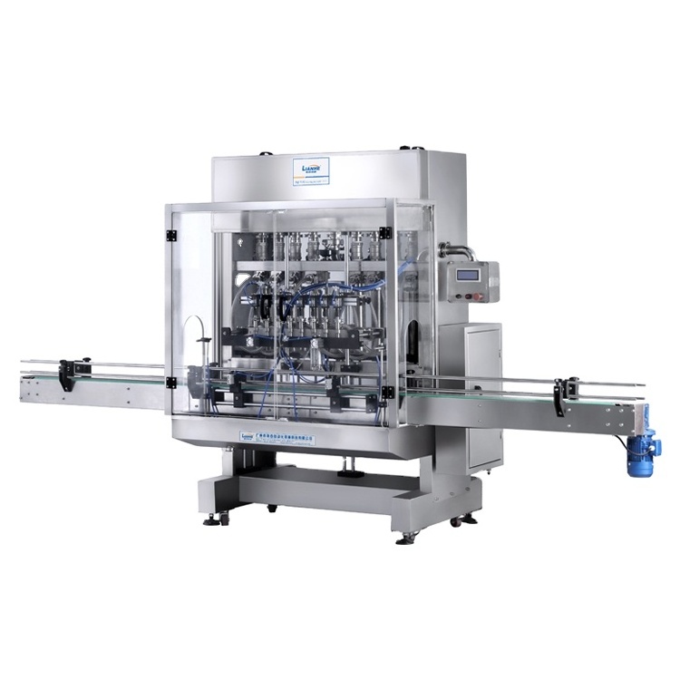 Professional Shampoo Dish Wash Liquid Soap Filler Bottling Labeling Liquid Filling Capping Machine