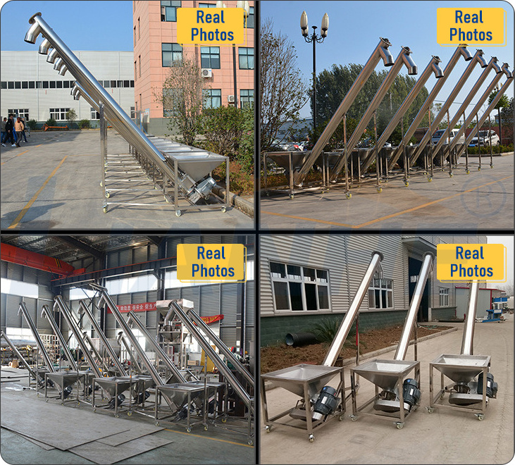 LIANHE Powder Feeding Machine Hopper Screw Auger Conveyor Feeder