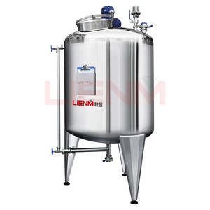 LIENM Electric Stirring Sealed Storage Tank Stainless Steel Mixing Tanks With Agitator Perfume Chemical Liquid Storage Tank