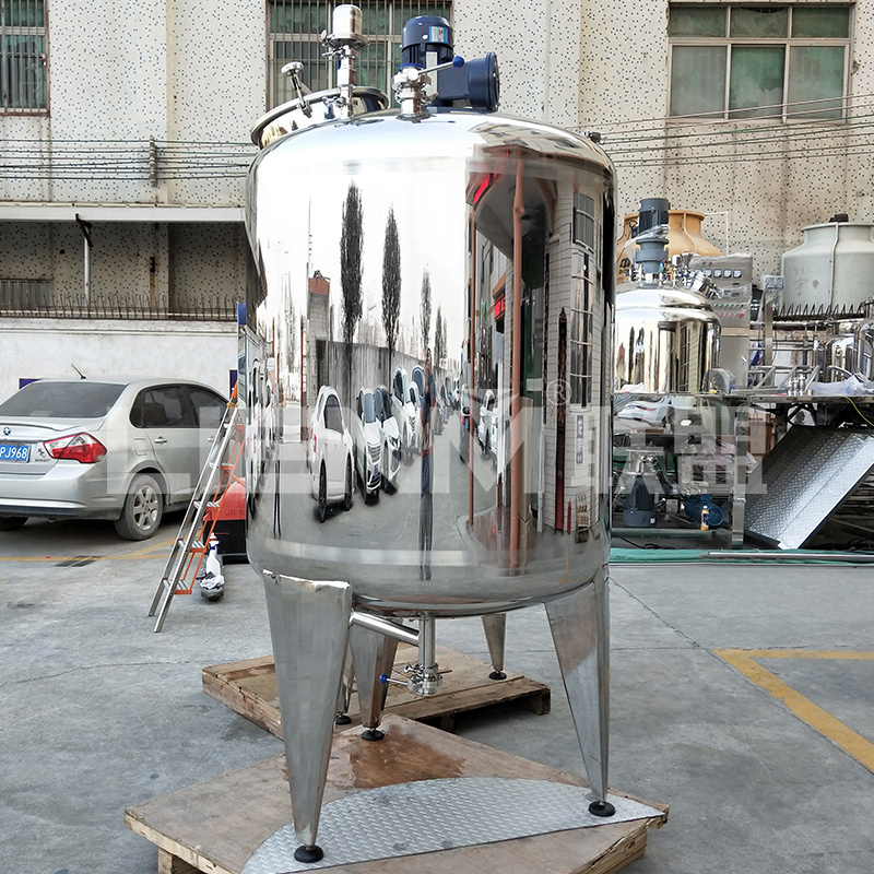 LIENM Electric Stirring Sealed Storage Tank Stainless Steel Mixing Tanks With Agitator Perfume Chemical Liquid Storage Tank