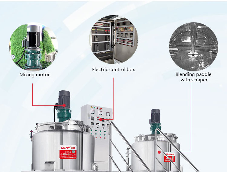 LIENM Chemical Liquid Mixing Machine Facility For Liquid Detergent Shampoo Automatic Liquid Fertilizer Mixing Machine