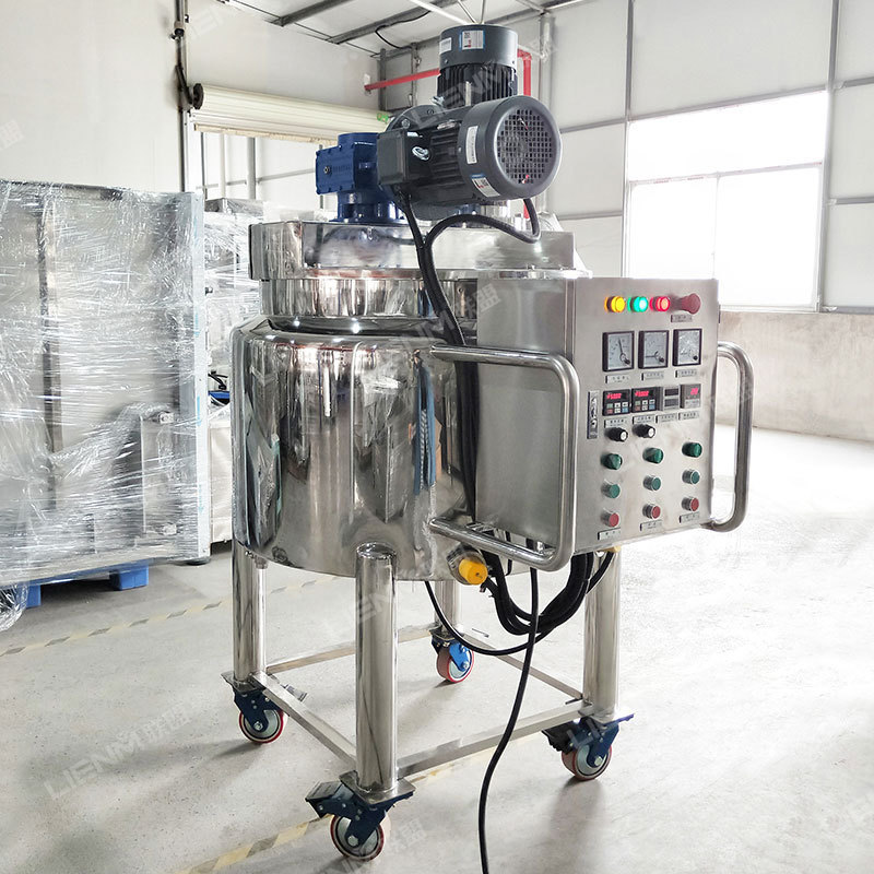 High Efficiency Mixing Machine For Liquid Soap Shampoo Electric Steam Heating Liquid Detergent Body Cream Mixing Machine