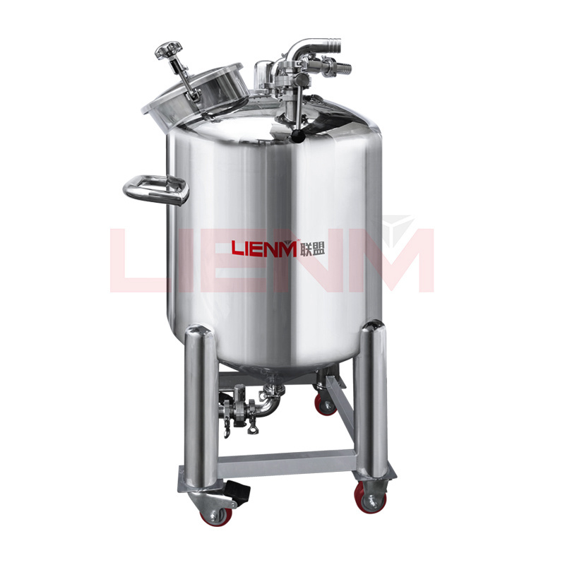 LIENM 50L/200 Liter Stainless Steel Tank Chemical Perfume/Alcohol/Floral Water Storing Tank