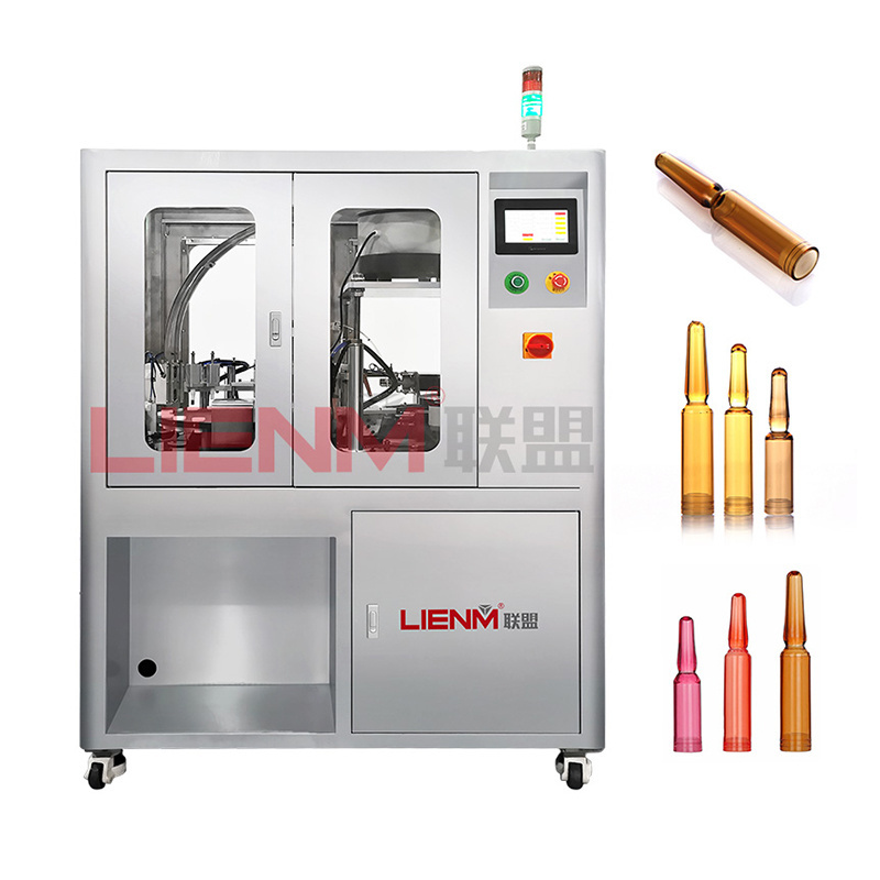 LIENM New Design Ampoule Filling Machine Plastic Chemical Ampoule Solution Liquid Filling and Stopper Machine