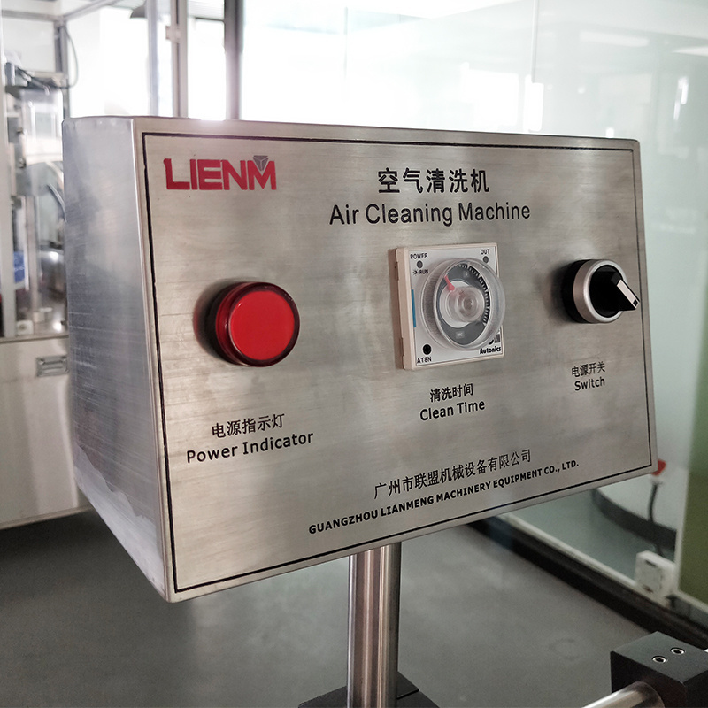 LIENM Double-head Air Bottle Washing Machine High Pressure Gas Cleaning Small Perfume Cosmetic Bottle Machine