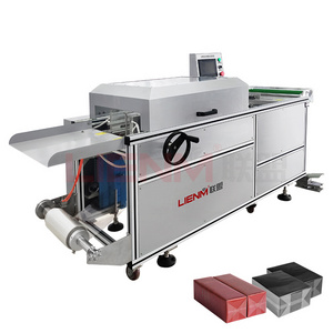 Semi-auto Cellophane Perfume Box Packing Machine Box Wrapping Machine