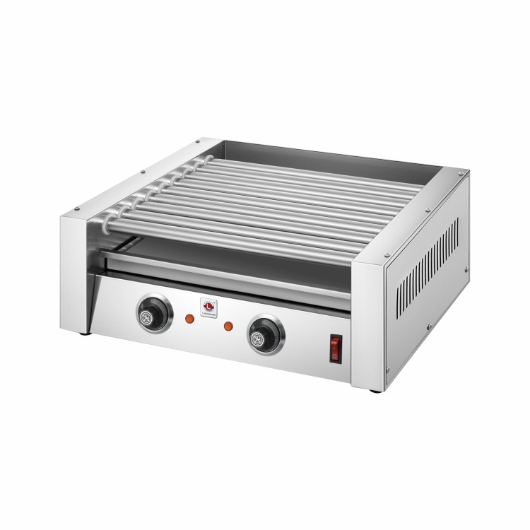 Snack Food Restaurant Supplies Electric Hot Dog 7/9/11 Roller Grill Hot Dog Machine Warmer