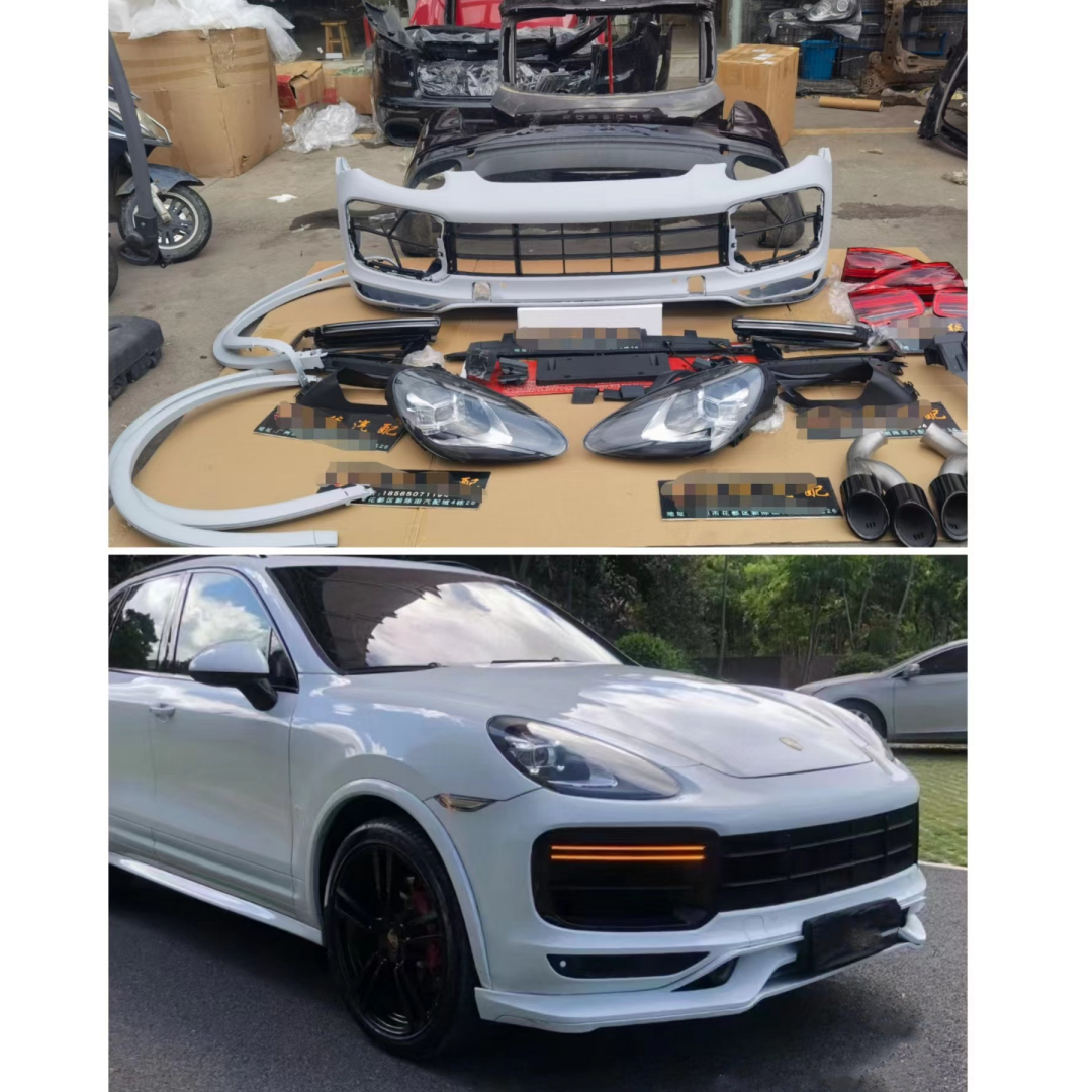 For Porsche Cayenne  Modification Upgrade To 2020 Cayenne  Front Bumper Body kit