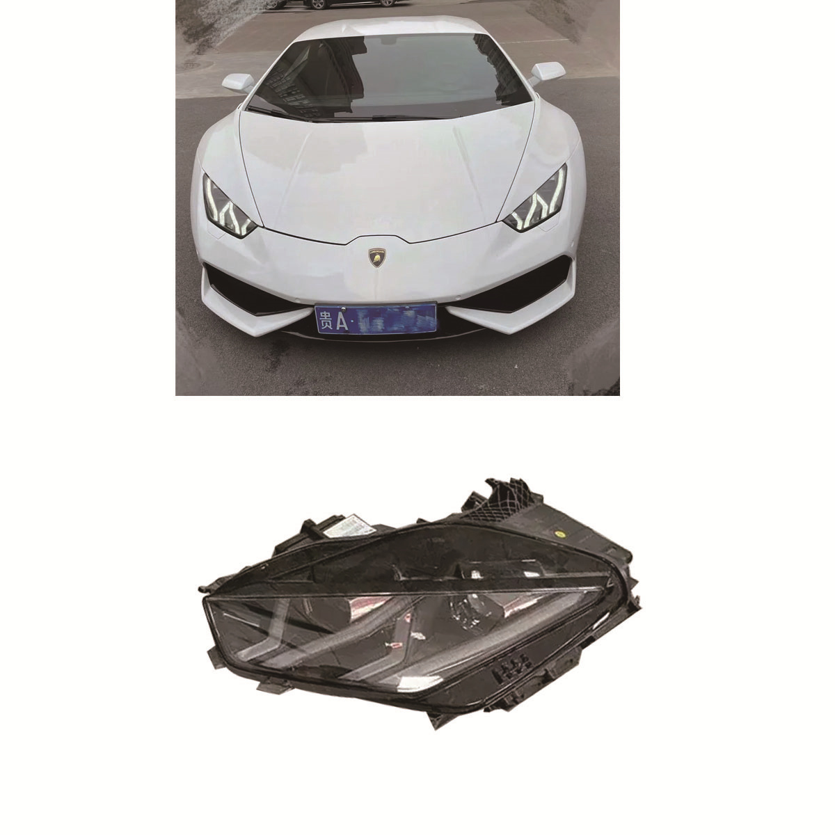 Original and authentic original LED Headlight for Lamborghini Huracan LP580 LP610