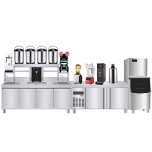 All Set Bubble Tea Equipment Bar Milk Tea Counter for Bubble Tea Shop restaurant bar counter design