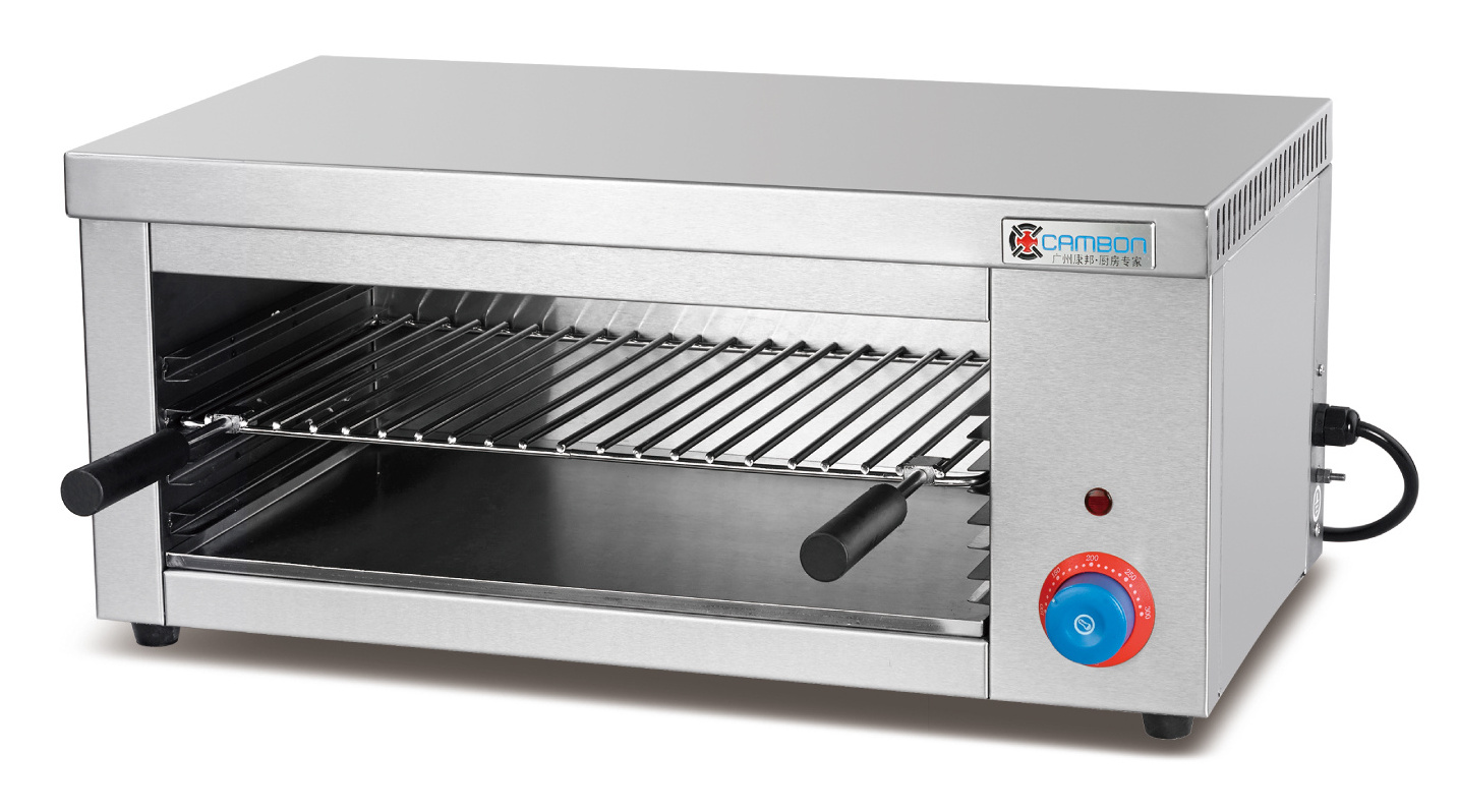 Kitchen equipment stainless steel commercial electric salamander grill gas infrared salamander