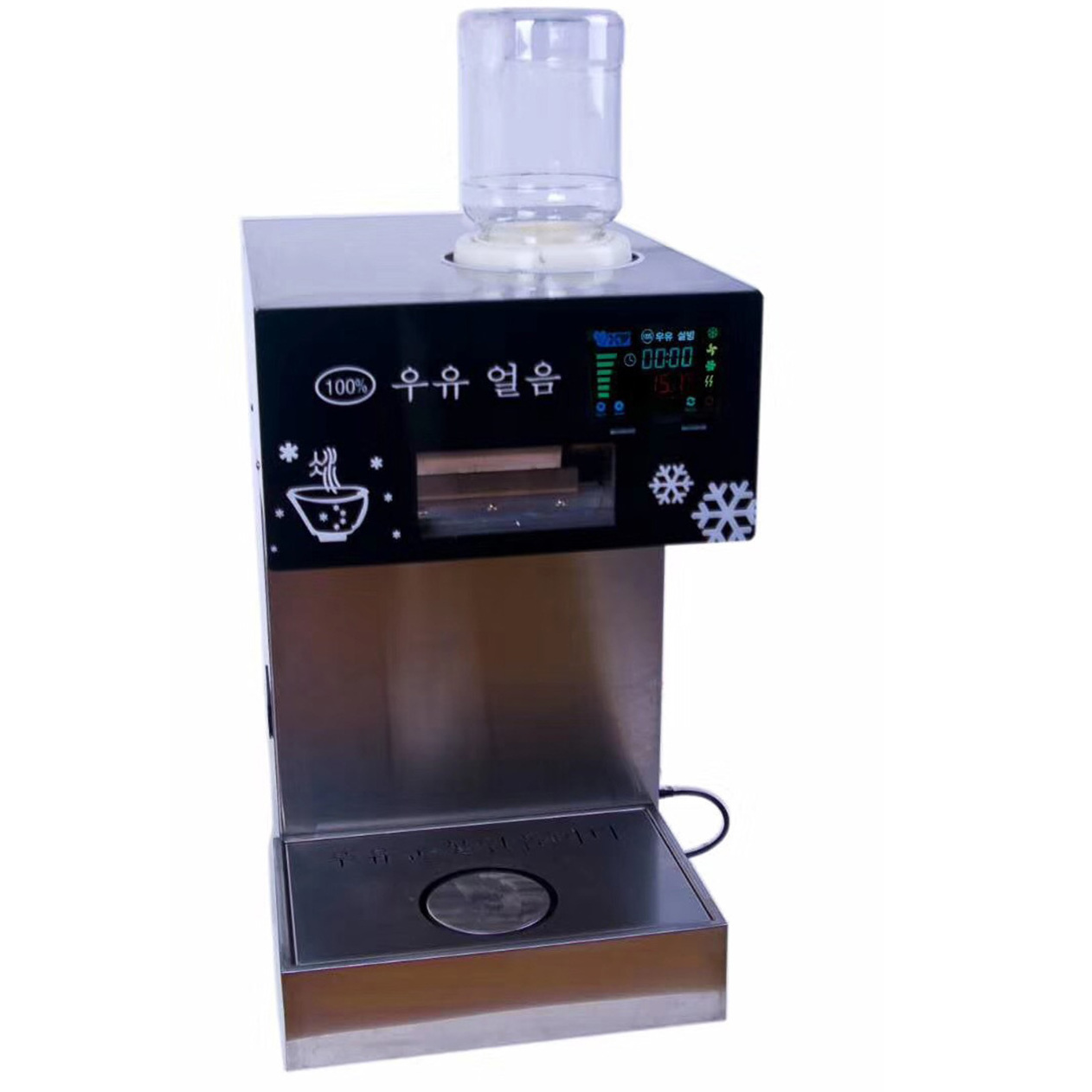 Commercial Shaved Ice Machine High Quality Snow Flake Ice Shaver Maker Traditional Korean Dessert Bingsu Machine