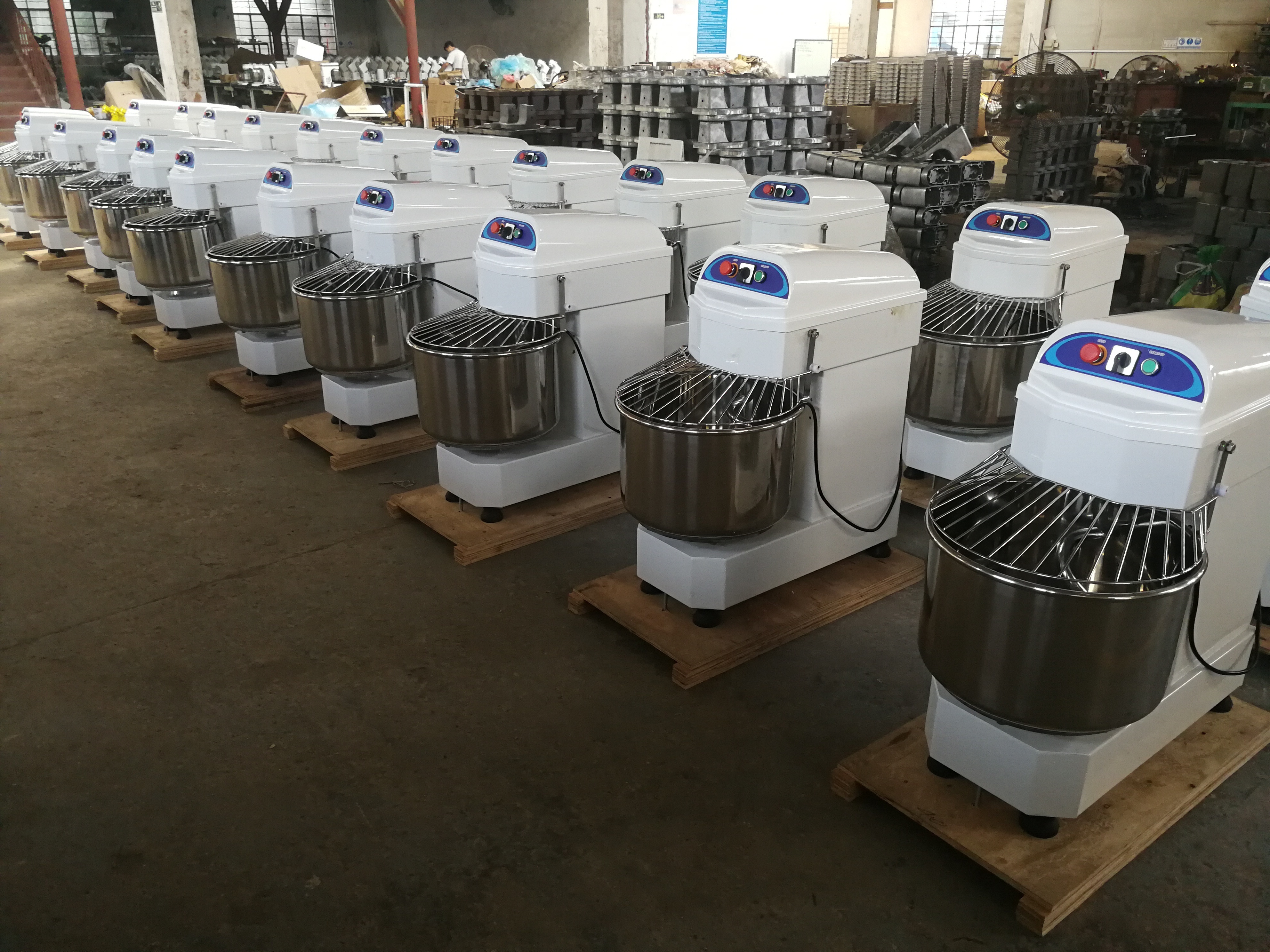 wholesale price bread dough mixer machine 3/5/8/12/16/20/25/50/75/100kg spiral mixer kneading machine bread dough mixer