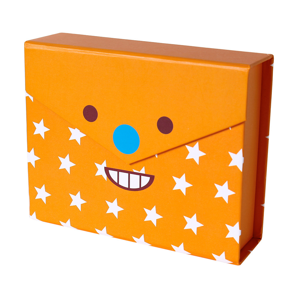 Orange Color Magnetic Lid Cardboard Paper Gift Box Packaging Wholesale