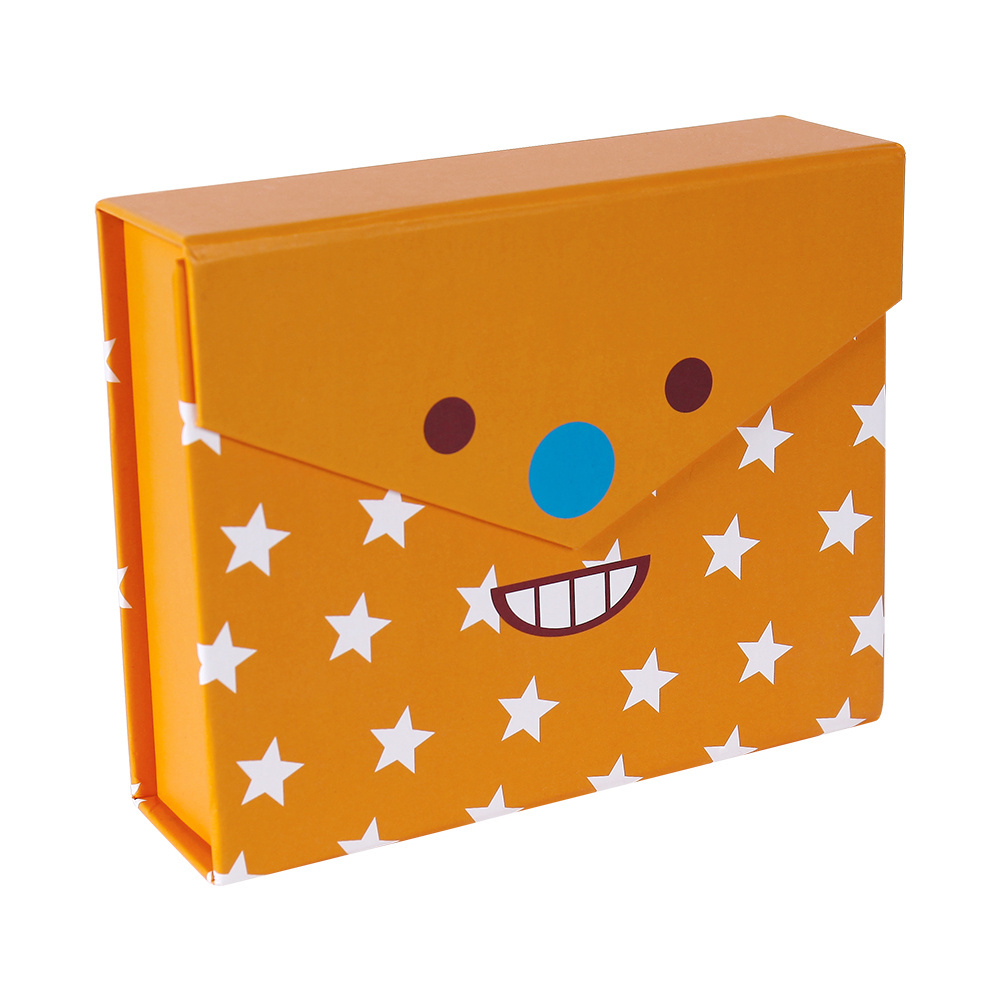 Orange Color Magnetic Lid Cardboard Paper Gift Box Packaging Wholesale