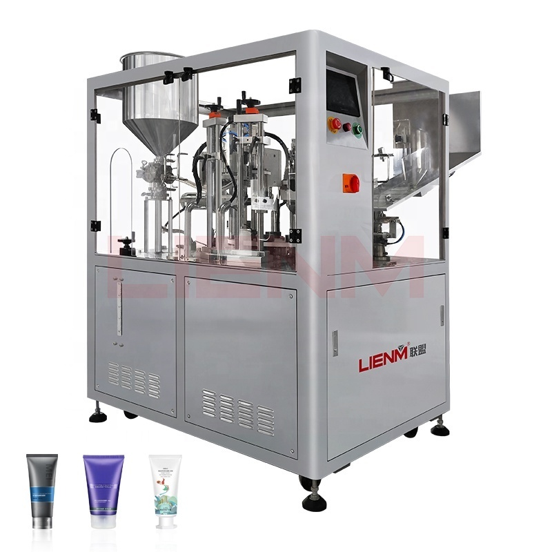 Plastic/Aluminium Tube Filling Folding Machine Soft Gel Tube Making Machine Cream Silicone Grease Tube Filling Machine