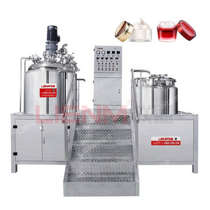 Vacuum Mixer Tank Ointment Production Emulsificante Salad Dressing Snail Cream Making Machine