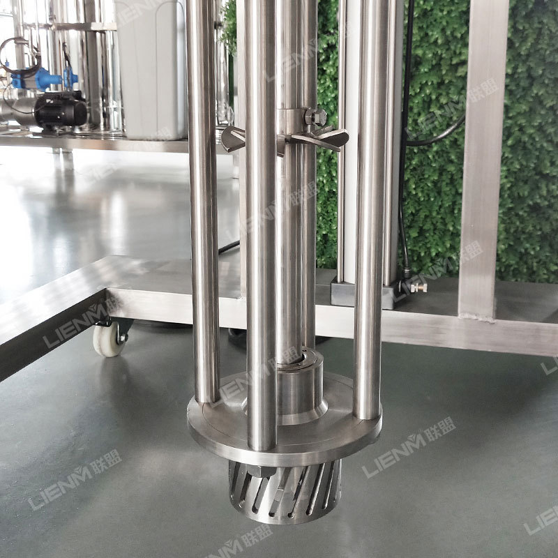 Factory high shear emulsifier mixer automatic machine emulsifier cpsmetic laboratory homogenized emulsifier