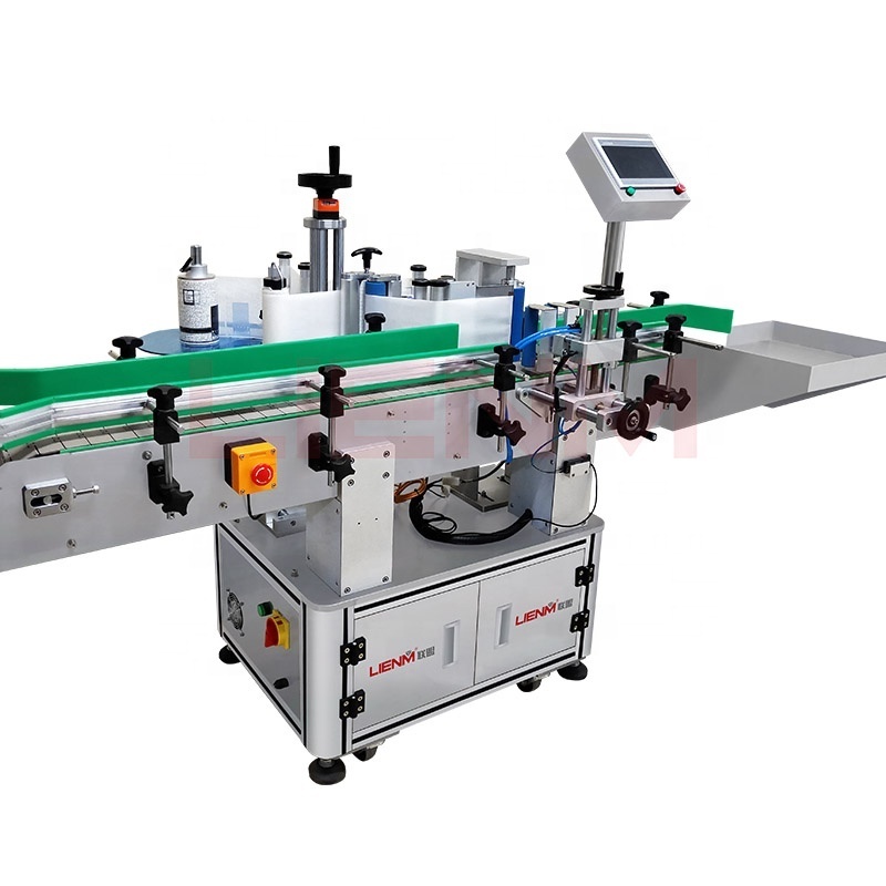 Automatic Flat Single Pvc Opp Bopp Labeling Machine Round Bottles Beer Can Tube Sticker Plastic Bottle Label Printing Machine