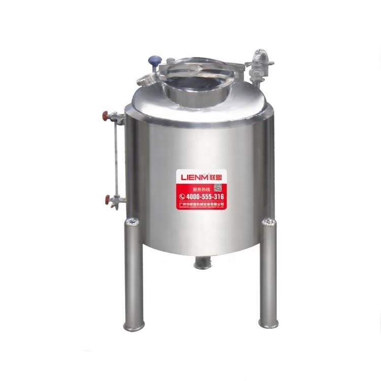 chemical steel single-layer heating 100L 200L mixing tank emulsion shampoo Cosmetic Storage Tank