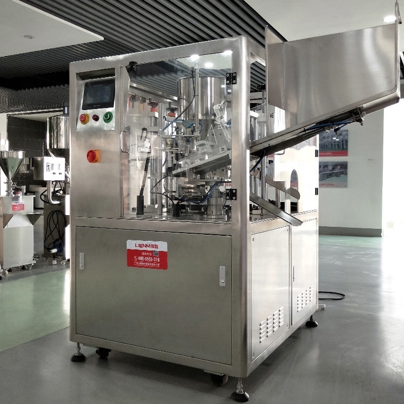 Plastic/Aluminium Tube Filling Folding Machine Soft Gel Tube Making Machine Cream Silicone Grease Tube Filling Machine