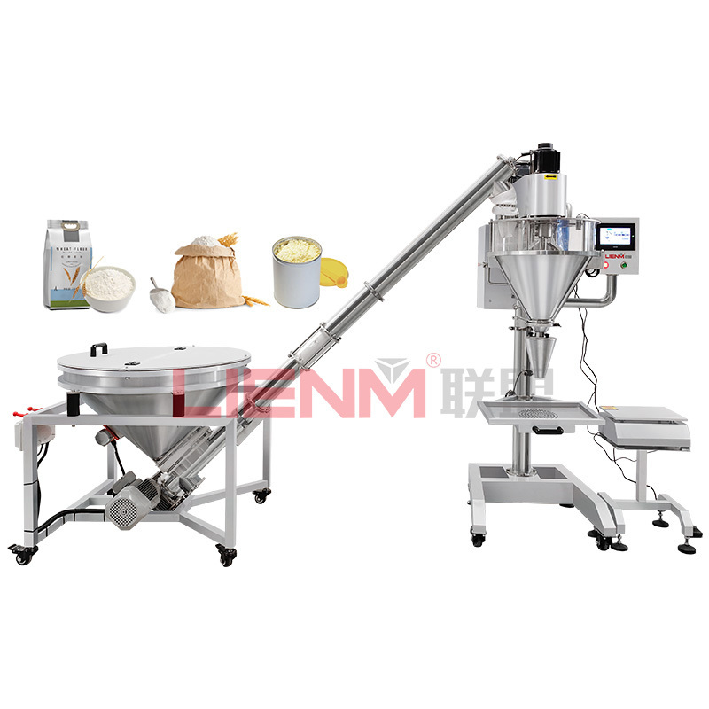 Lienm Screw Spice Coffee Powder Filling Machine Dry Powder Filling Packing Machine