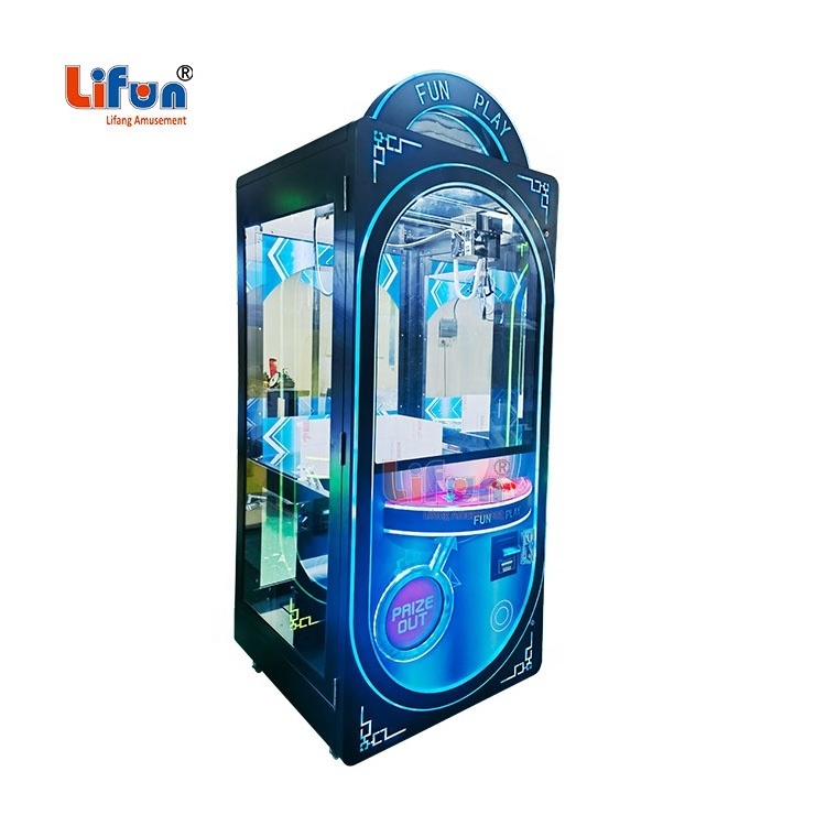 LIFUN Coin Operated doll toy Claw Machine Indoor Colorful LED Light Plush toy vending arcade Crane claw Machine For Sale