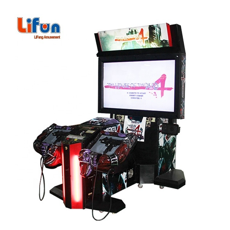 C01 High Quality Amusement Zone Video Gun Sminulator Coin Operated House Of The Dead 4 Arcade Shooting Game Machine