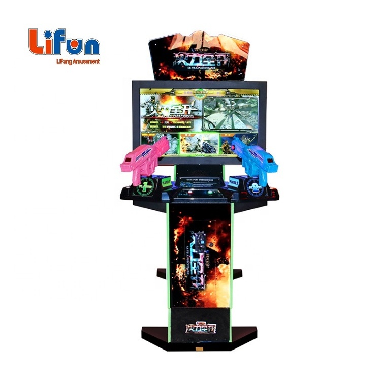 Coin Operated kids Shooting game machine Aliens Extermination Ultra Firepower Arcade children Shooting Game Machine