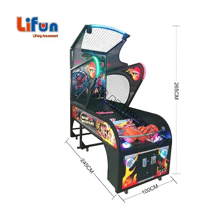 G01 Adult Indoor Electronic Coin Operated Skill Shooting Crazy Hoop Street Basketball Arcade Game Machine For Sale Philippines