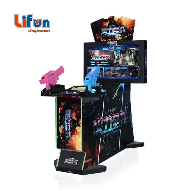 Coin Operated kids Shooting game machine Aliens Extermination Ultra Firepower Arcade children Shooting Game Machine