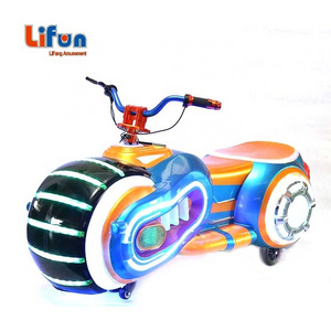 Hot Selling Kids Outdoor Ground motorbike Rides Games Electric bumper Car 12v Battery Operated Amusement Funfair car Rides