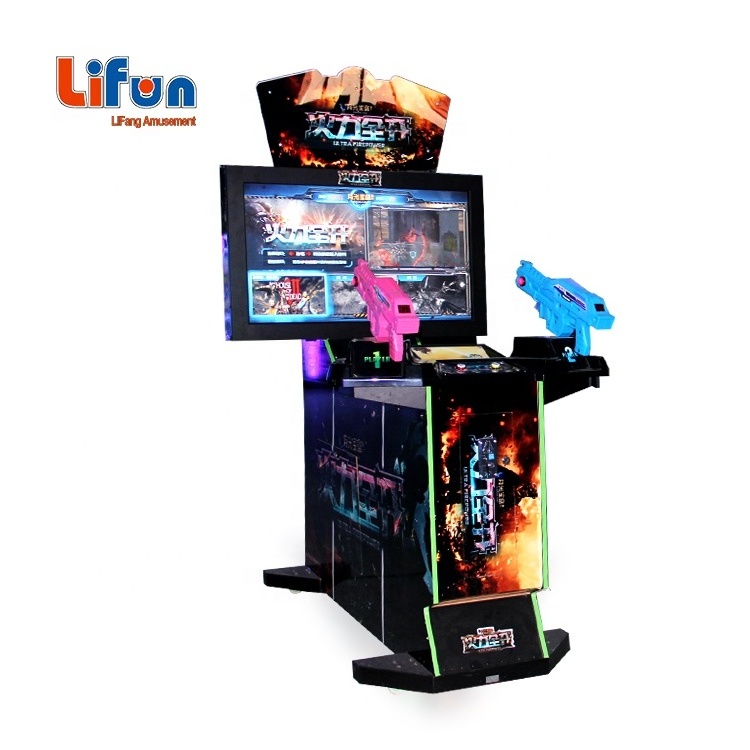 Coin Operated kids Shooting game machine Aliens Extermination Ultra Firepower Arcade children Shooting Game Machine