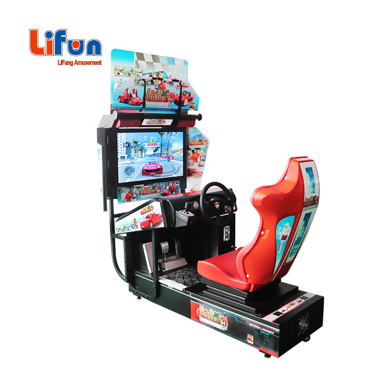 A01 Low Price India Electronic Simulator Outrun Video Coin Operated Car Racing Arcade Game Machine For Game Center