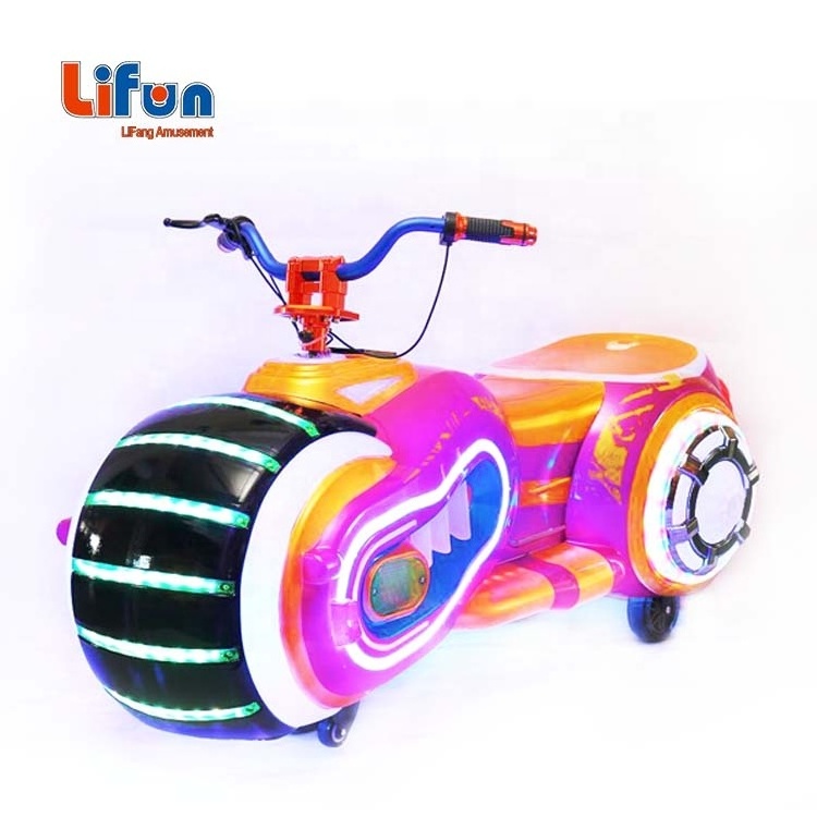 Hot Selling Kids Outdoor Ground motorbike Rides Games Electric bumper Car 12v Battery Operated Amusement Funfair car Rides