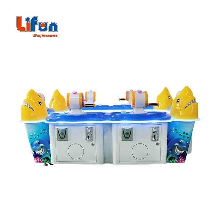 Guangzhou Factory Child Playground Arcade Coin Operated 6 Players Kids Fish Game Machine Enter