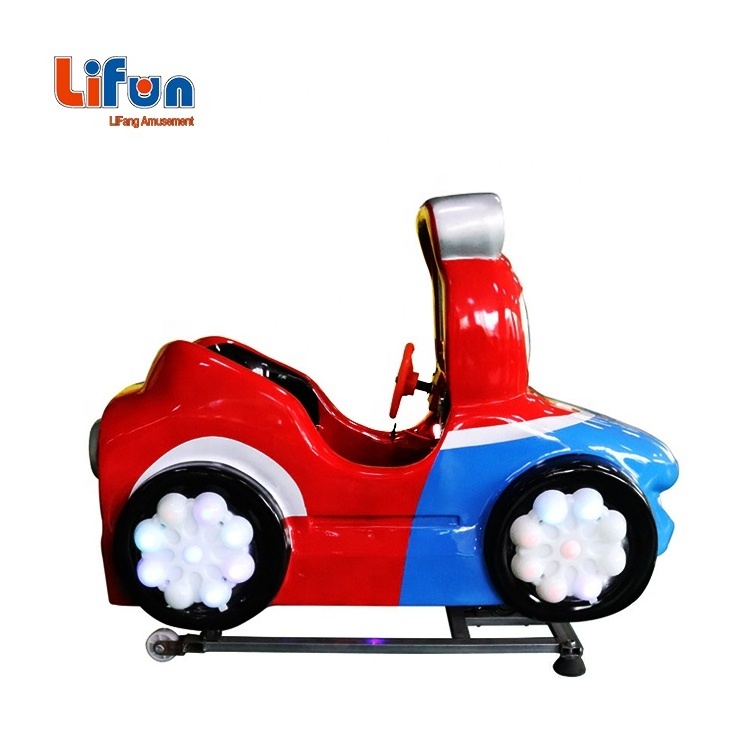 Eco-friendly Coin Operated Baby Car Kiddie Rides Swing Games Video Game Machine For Shopping Mall