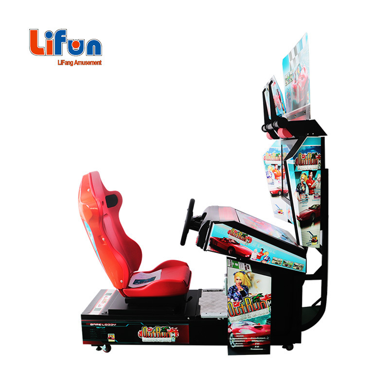 A01 Low Price India Electronic Simulator Outrun Video Coin Operated Car Racing Arcade Game Machine For Game Center